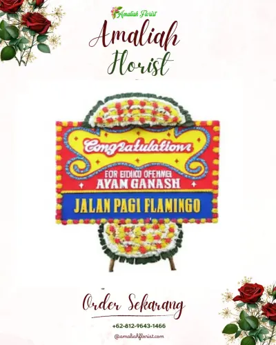 Bunga Papan Congratulation di Meninjo
